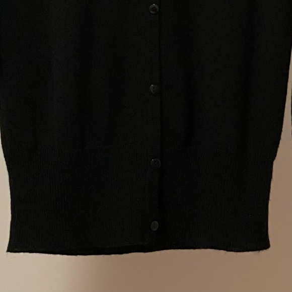 International INC Company Cardigan in Black with Black Buttons - Picture 3 of 7